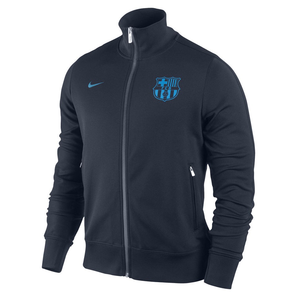 Nike FC Barcelona 12/13 Authentic N98 Jacket Navy 2012 2013 Soccer 