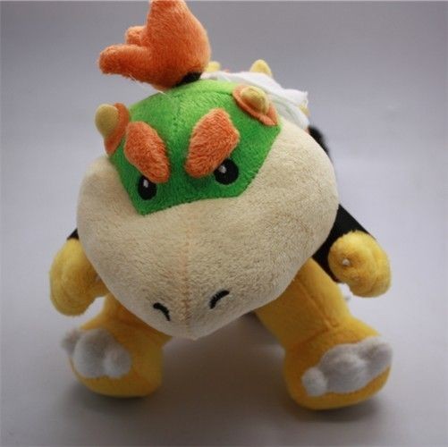 Super Mario Bros series Baby King Bowser Jr. Plush Lovely Doll soft 