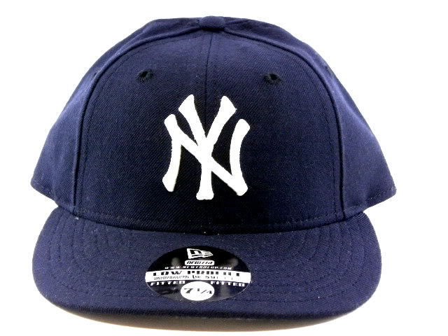   5950 Low Profile Navy Blue/White Fitted Baseball Hat Cap Men sz