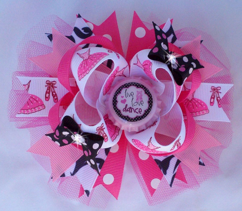 BALLERINA TUTU DRESSES ballet shoes HAIR BOW bottle caps TULLE girls 