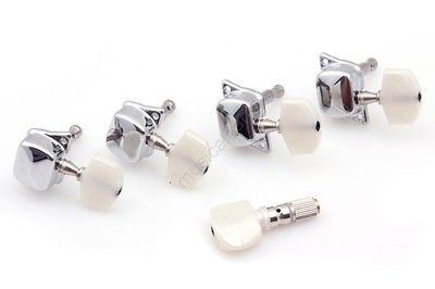 5x Banjo Machine Head Tuning Turner Peg Key w/ 4 Bushing Banjo 