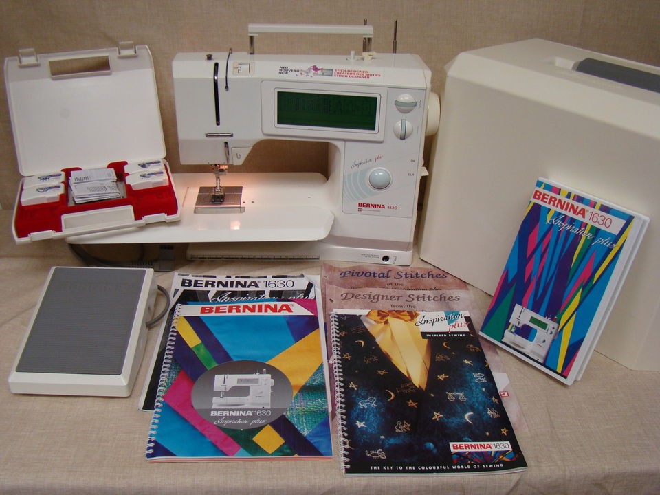 BERNINA 1630 INSPIRATION PLUS SEWING MACHINE + MANY ACCESSORIES