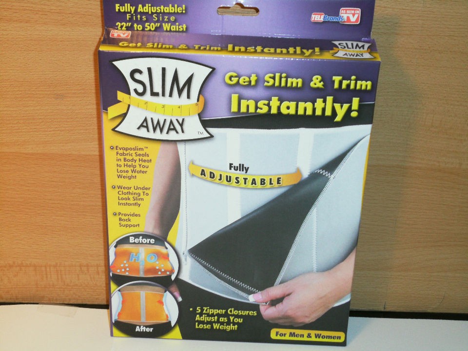   GET SLIM & TRIM INSTANTLY SLIMMING BELT WITH 5 ZIPPER CLOSURES UNISEX