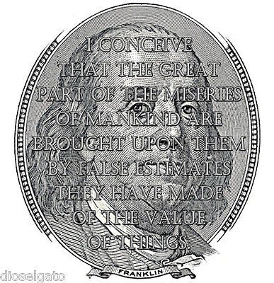 Benjamin Franklin Quote T Shirt   Occupy 99% Capitalism Greed Money 