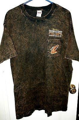   IRON HORSE SALOON BIKE WEEK 05 ACID WASH T SHIRT MOTORCYCLES/BIKES 2XL