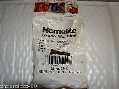 NOS Homelite 2400M 3 Hedge Trimmer Cutting Blade Bolt GM 03300 9