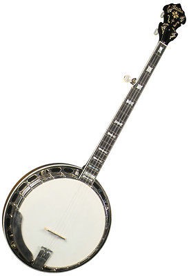   STAR 1952 EDITION FLAMED MAPLE SUNBURST BLUEGRASS 5 STRING BANJO wCASE