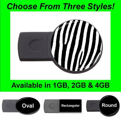 Zebra Print   USB Flash Memory Drive (Stick/Thumb/Pen)   FD1834