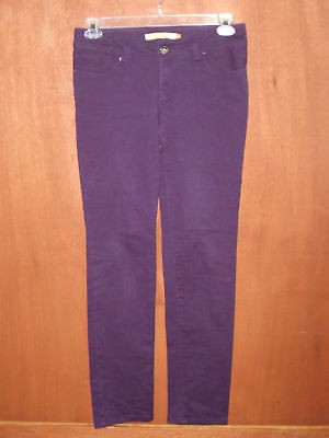 BOOM BOOM Skinny Jeans Jr Sz 5 Purple Stretchy Lowrise