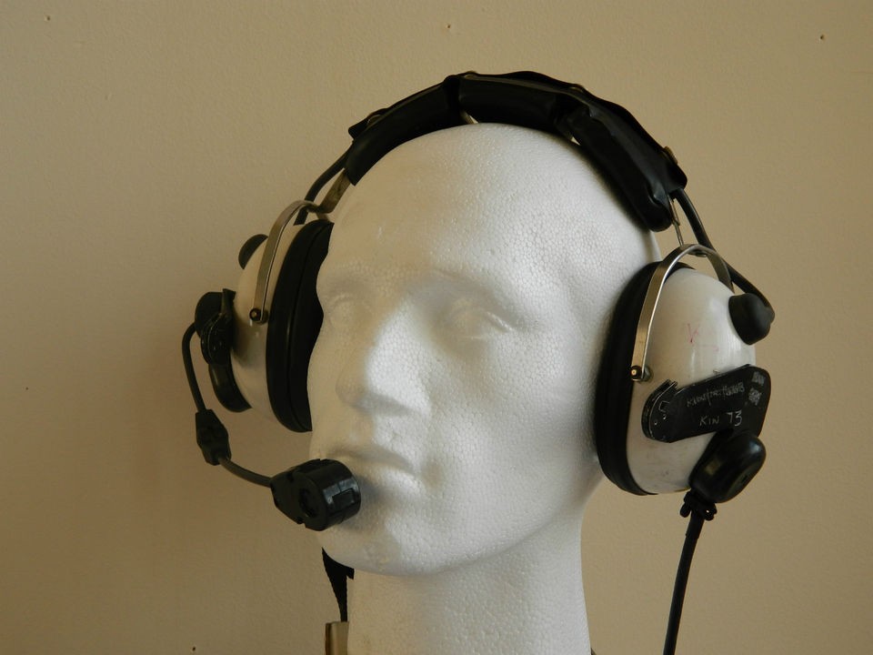 Ex RAF Racal Aircraft Head Set With Boom Microphone [PAL]