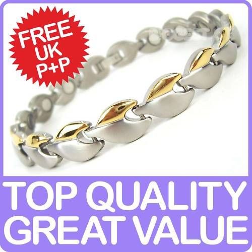 New Ladies TITANIUM Magnetic Bracelet Magnets Health★