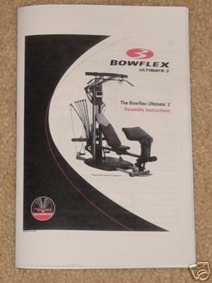 Bowflex Ultimate 2 Illustd Part List / Assembly Manual