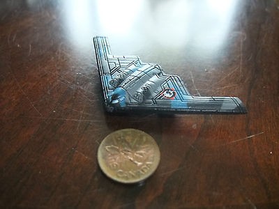 MICRO MACHINES B2 B 2 STEALTH BOMBER BLUE/BLACK **FREE US & CA POSTAGE 