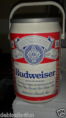 VINTAGE BUDWEISER BEER CAN COOLER ICE CHEST ANHEUSER   BUSCH