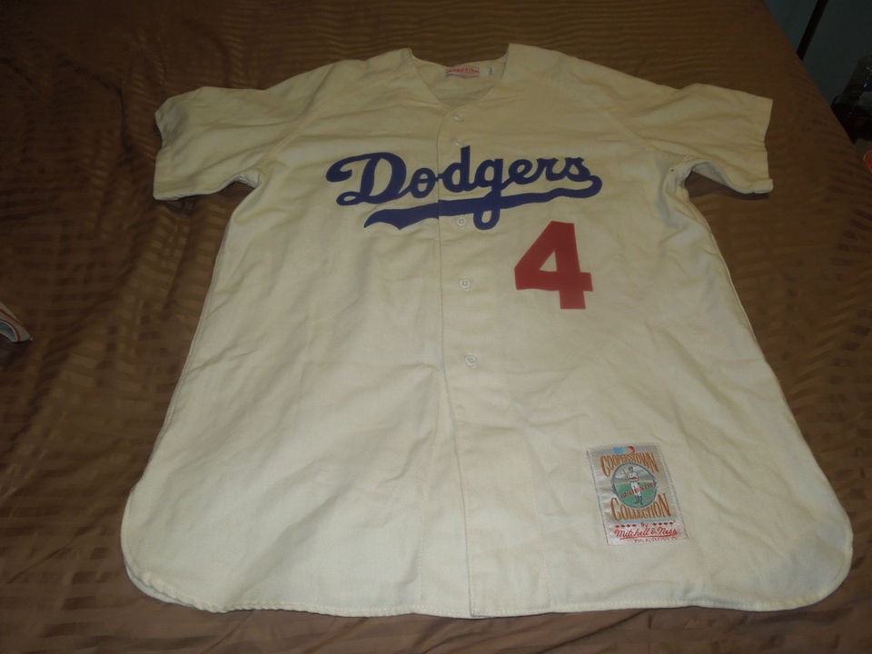 Mitchell Ness M&N Brooklyn Dodgers Duke Snider Auth. LA Wool Flannel 