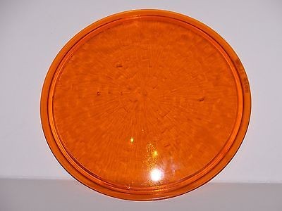 Vintage Kopp Glass 4 3/4 (4.75) Orange Lens, NOS, Railroad Lantern?