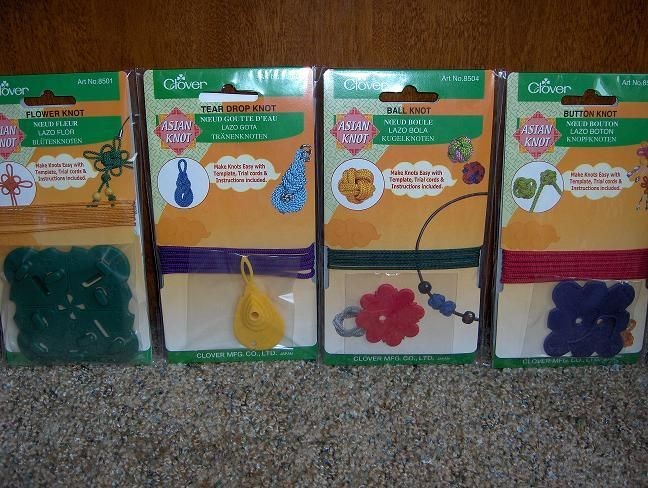 Clover Asian Flower, Teardrop, Button & Ball Knot Makers #8501 04