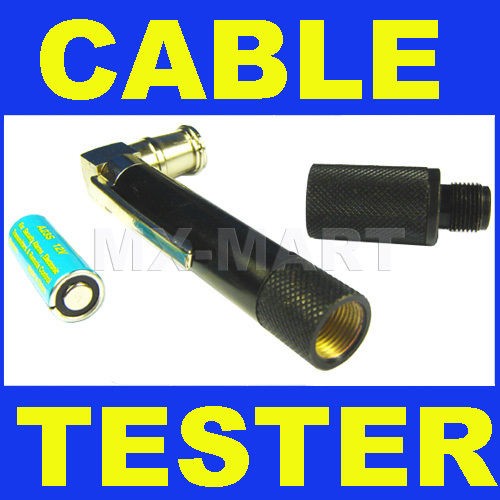 TONER POCKET CABLE TESTER TRACKER TOOL TV RG6 COAXIAL