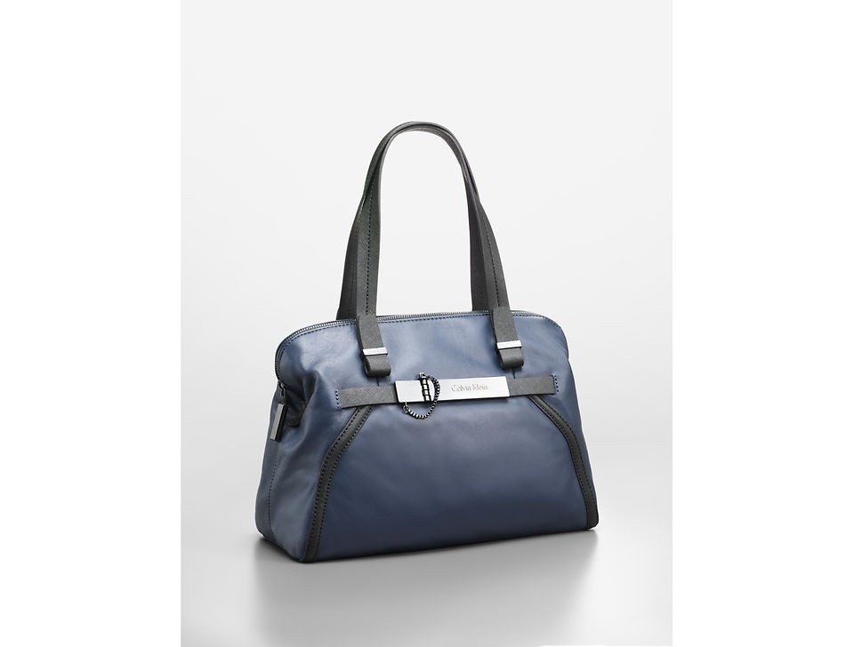 calvin klein sadie dome satchel womens