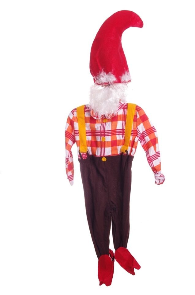   Toddler Garden Gnome Dwarf Halloween Costume 12 24 Months 2T 3T NEW