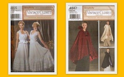 OOP Simplicity Sewing Pattern Misses Vintage Closet Costume Teresa 