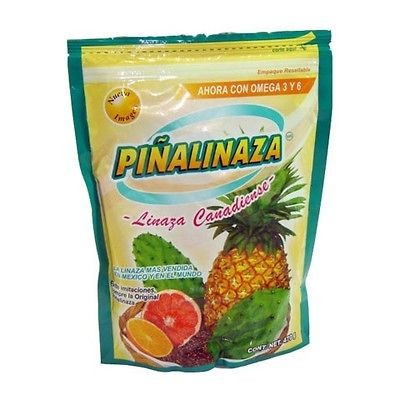 PIÑALINAZA OMEGA 3,6 LINAZA FLAXSEED, PINEAPPLE, SEN LEAF  WEIGHT 