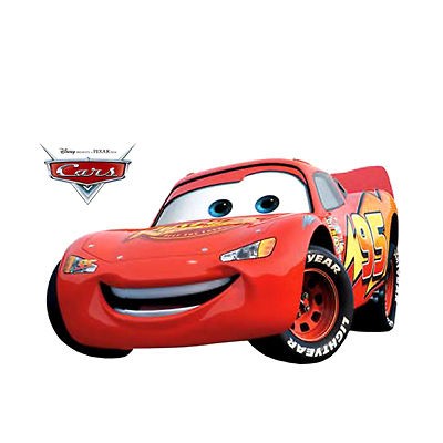 DISNEY CARS LIGHTNING MCQUEEN IRON ON TRANSFER 2DESIGNS