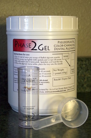 Canisters Dental Alginate  Phase2Gel  ColorChanging