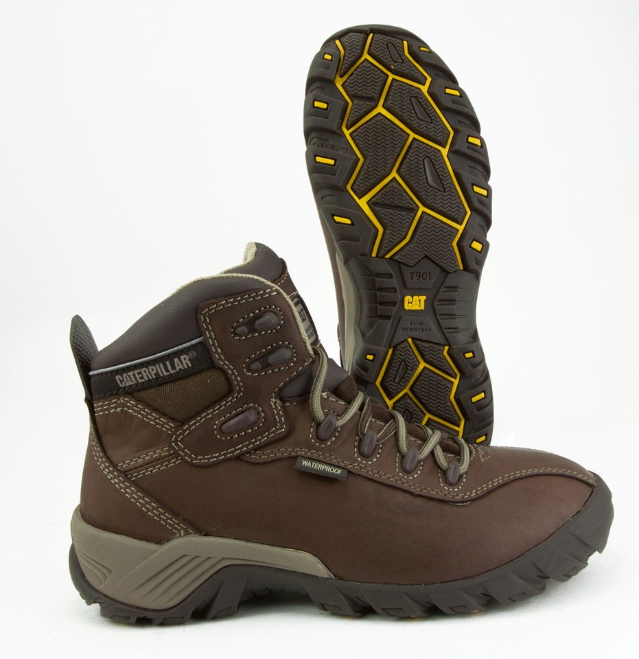 CATERPILLAR NITROGEN DARK BROWN WATERPROOF NON STEEL TOE