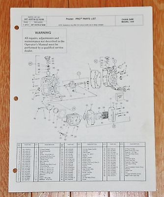 partner chainsaw parts in Chainsaw Parts & Accs