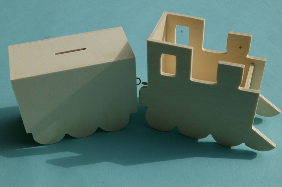   Money Box & Pencil Pot BLANK to decorate others= cat pig house bear