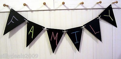 LARGE FLAG CHALKBOARD BANNER Awesome Photo Prop Wedding Birthday 