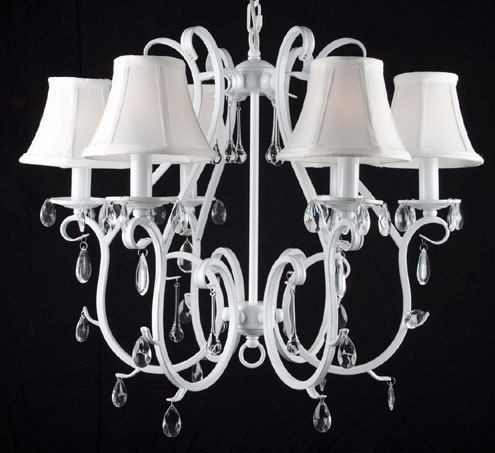 Wrought Iron Chandelier Shades