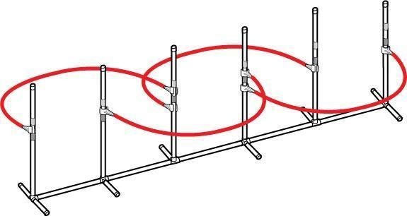 PetSafe Weave Pole Guides PDT00 1103 Agility Training