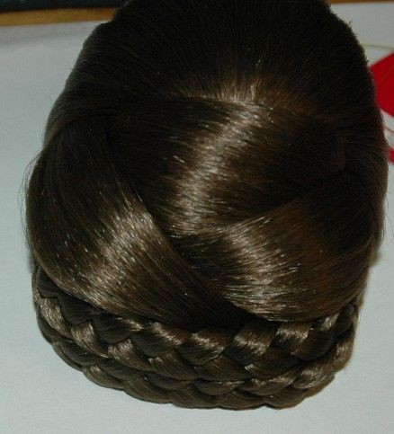 NEW PAGEANT CROWNING BUN #10 WIG HAIRPIECE HAIR CHEER DANCE BALLET BUN