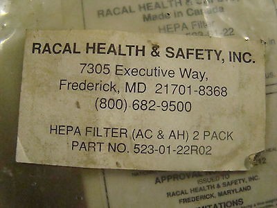 RACAL Hepa Filters(2 in package)