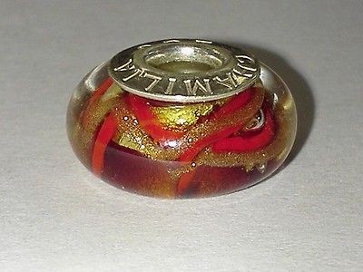 AUTHENTIC CHAMILIA Murano Glass Sunkissed Dream OB 159 NWOT