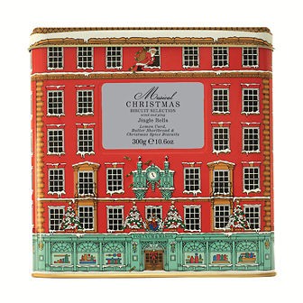 Fortnum & Mason Christmas Biscuits in Musical Tin