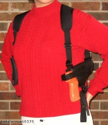 Shoulder Holster for GLOCK 19, 23, 32 & 38 with Double Magazine Pouch