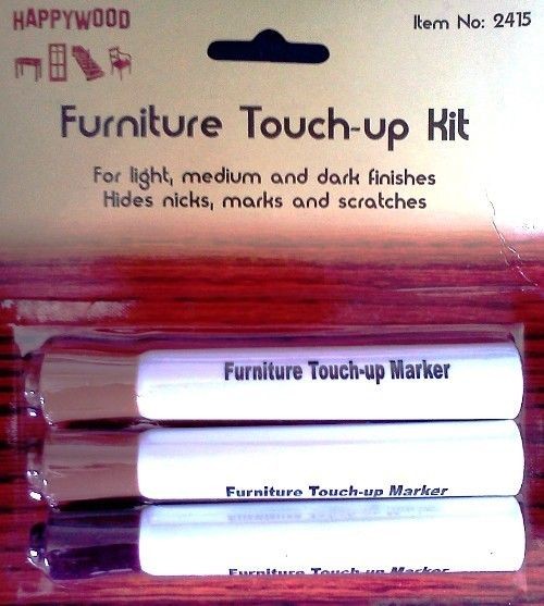 3PC FURNITURE RESTORER PEN WOOD SCRATCH REPAIR TOUCH UP WOOD REPAIR 