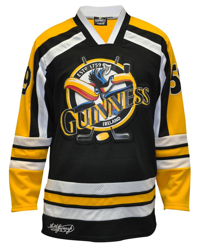 Guinness Toucan Hockey Shirt New 2012 Hockey Jersey.