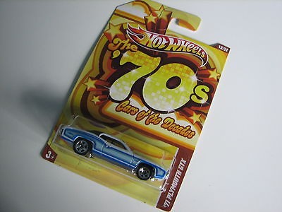 Hotwheels Cars of the decades 71 Plymouth GTX The 70s #18 Hot Wheels 