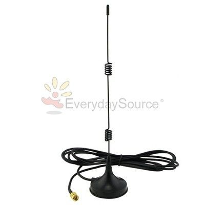 Newly listed 7 dBi 2.4 GHz 802.11b/g Omni WiFi Antenna RP SMA Magnet