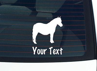 CUSTOM MINI HORSE MINIATURE HORSES GRAPHIC DECAL STICKER