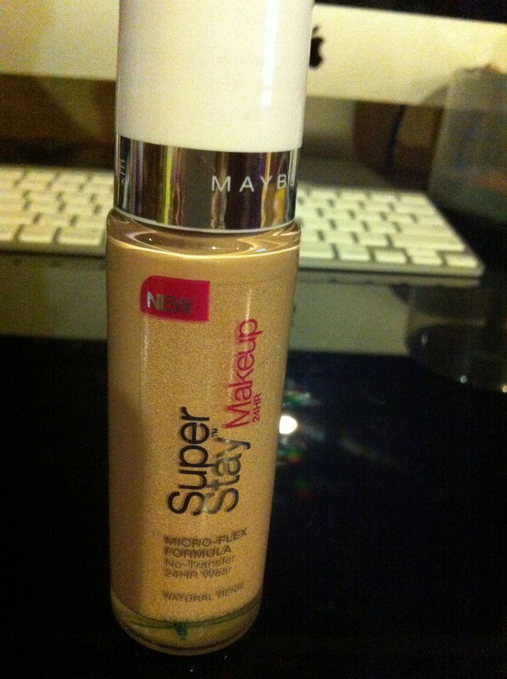 MAYBELLINE SUPERSTAY 24HR MAKEUP NATURAL BEIGE   NEW (1 BOTTLE)