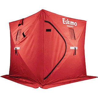 eskimo ice shelter in Ice Fishing