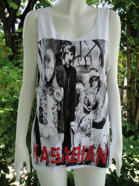Kasabian Asylum UK Indie Rock Tank Top T Shirt S/M