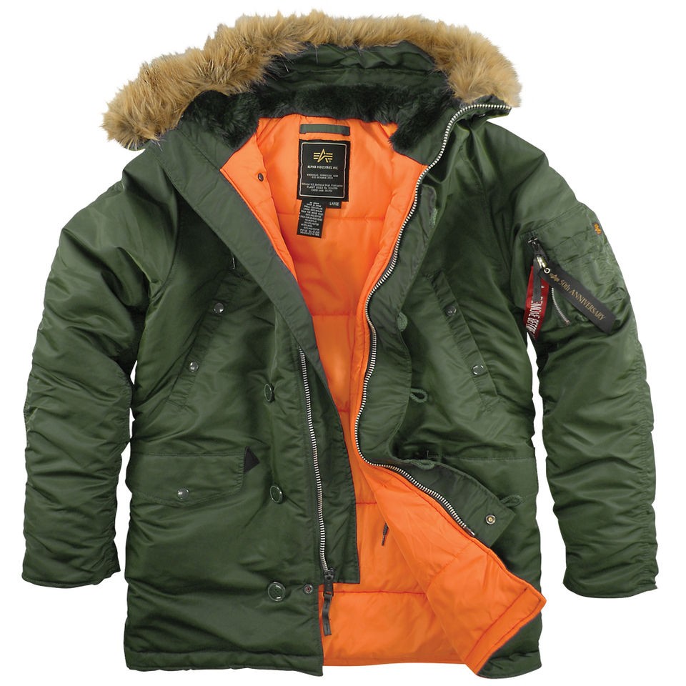 Alpha Industries Slim Fit N 3B Parka MJN31210C1