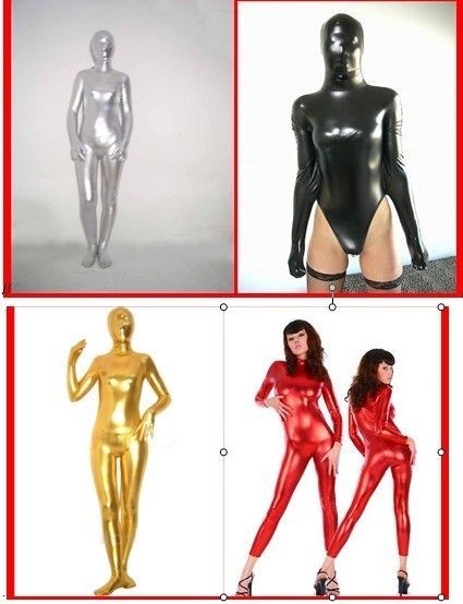   Price Metallic Lycra Spandex Sexy Halloween Party Zentai Costume Gift