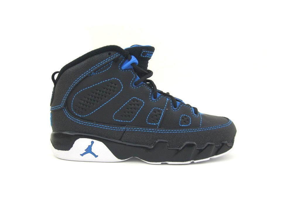 Kids (PS) Air Jordan IX 9 Retro Black/Photo Blue/White 401811 007 